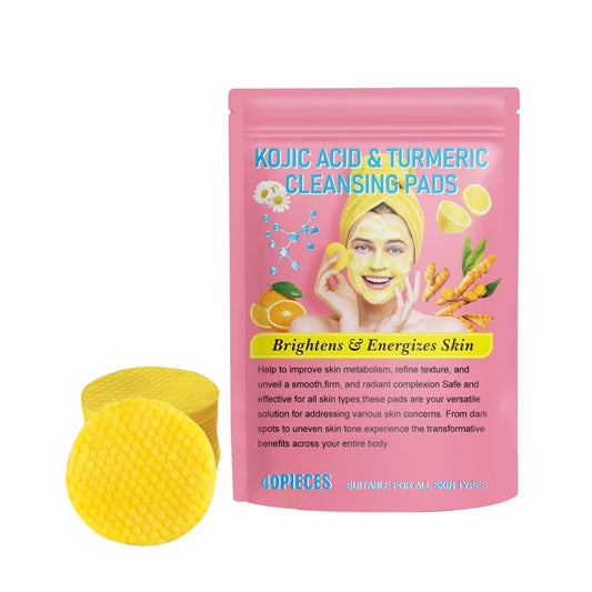 Deep Cleansing Turmeric Acid Pads – Remove Dirt, Oil & Makeup for Radiant Skin